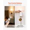 Set of 2 Rechargeable Wall Sconce Lights, Battery Powered RGB Wall Lamps with Remote and Timer
